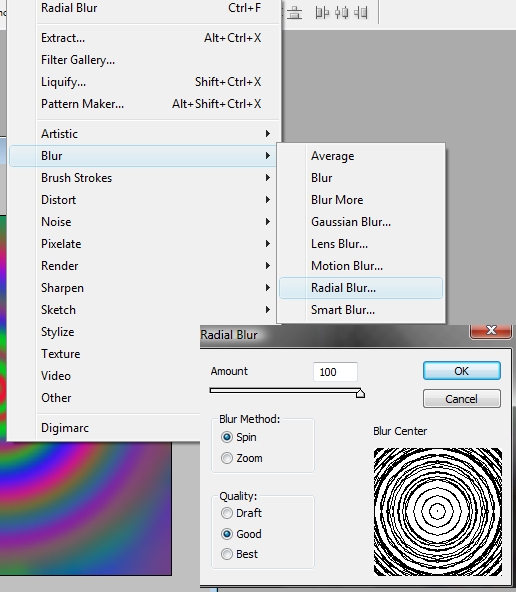 Creation of Psychedelic Swirl: Step 30